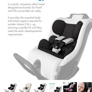 Clek “infant thingy” Infant Car Seat Insert - Black